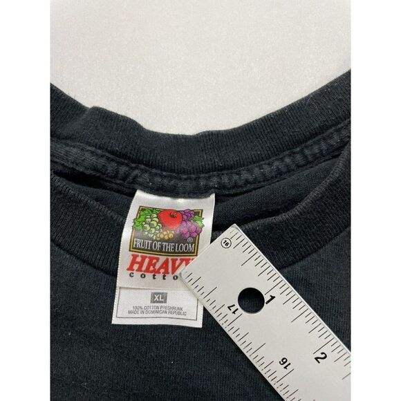 VINTAGE Formula 88 We've Come To Clean Up Town Alien T-shirt Men XL Black 90s - Picture 6 of 7